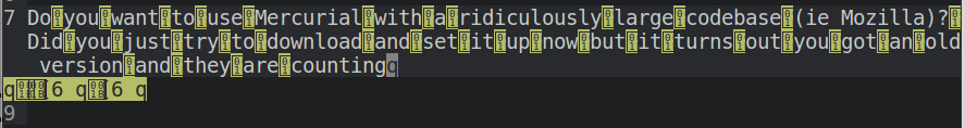 weird stuff happening here. boxes with 0s and 1s and Bs, and qs and 6s.